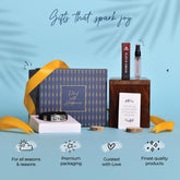 Gleevers Gift Set for Men | Gift Box pack of 2 with Double Scotch Perfume (8 ml) and Yellow Chimes Bracelet | Birthday Gift, Anniversary Gift, Valentine Gift, Secret Santa Gifts